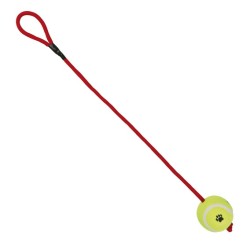 Trixie Köpek Oyuncağı İpli Tenis Topu 6cm 50cm - Thumbnail
