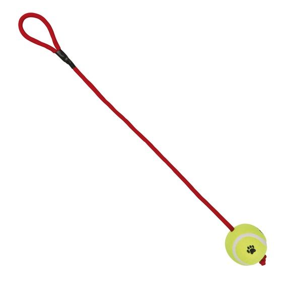 Trixie Köpek Oyuncağı İpli Tenis Topu 6cm 50cm