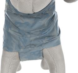 Trixie Köpek Yağmurluğu Fosforlu Reflektiv M 45cm Gümüş Mavi - Thumbnail