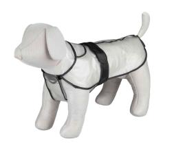 Trixie Köpek Yağmurluk M 46cm Transparan Şeffaf Siyah Biyeli - Thumbnail