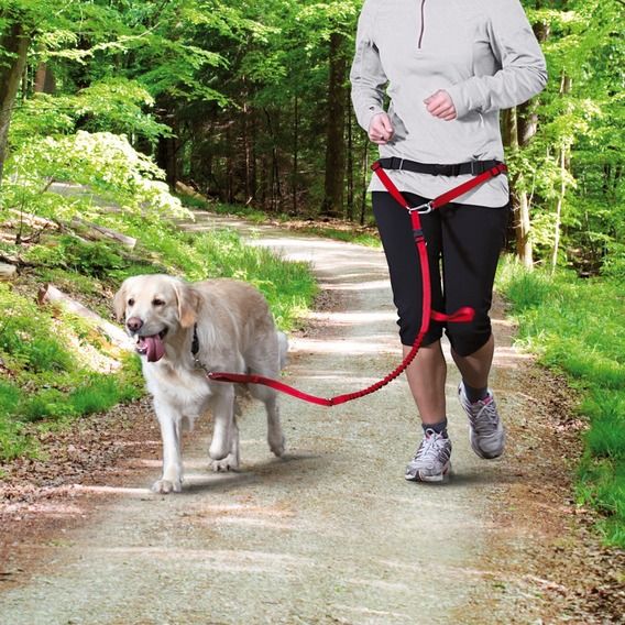 Trixie Köpek Yürüme Koşma Gezdirme Kayışı Kırmızı