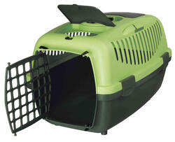 Trixie Pet Taşıma Çantası XS-S 37x34x55cm Koyu Yeşil-Lime Sarı - Thumbnail